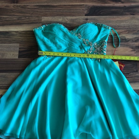 BNWT May Queen chiffon beaded dress - Picture 7 of 10